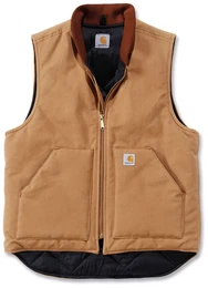 Duck Arctic Quilt Lined Weste, braun, Gre M fr Mnner