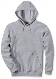 Midweight Hoodie, grau, Gre L fr Mnner