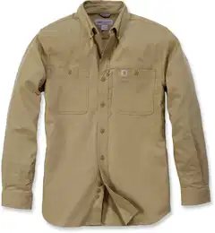 Rugged Professional Work Langarmshirt, grn-braun, Gre 2XL fr Mnner