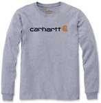 Carhartt Langarmshirt Logo Core Signature Graphic grau