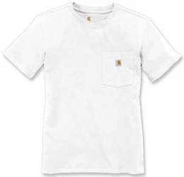 Workwear Pocket Damen T-Shirt, weiss, Gre L