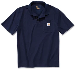 Contractors Work Pocket Poloshirt, blau, Gre XS fr Mnner