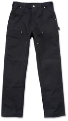 Carhartt Double-Front Work Dungaree Hose schwarz/Schwarz