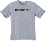 Carhartt T-Shirt EMEA Core Logo Workwear Short Sleeve (103361) Grau/Orange/Dunkelgrau/Hellblau