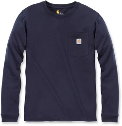 Workwear Pocket Damen Long Sleeve Shirt, blau, Gre XL