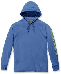 Force Angler Graphic Hoodie, blau, Gre XS fr Mnner