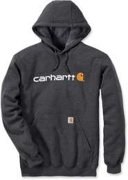 Signature Logo Midweight Hoodie, grau-weiss, Gre 2XL fr Mnner