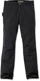 Straight Fit Double Front Hose, schwarz, Gre 40 fr Mnner
