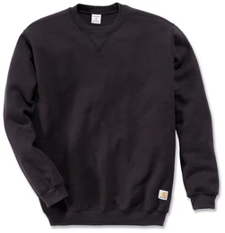 Midweight Crewneck Sweatshirt, schwarz, Gre L fr Mnner