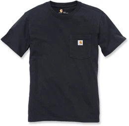 Workwear Pocket Damen T-Shirt, schwarz, Gre S