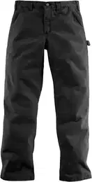 Relaxed Fit Twill Utility Work Hose, schwarz, Gre 38 fr Mnner
