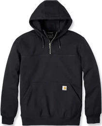 Rain Defender Loose Fit Heavyweight Quarter-Zip Hoodie, schwarz, Gre S fr Mnner