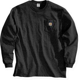 Workwear Pocket Langarmshirt, schwarz, Gre 2XL fr Mnner