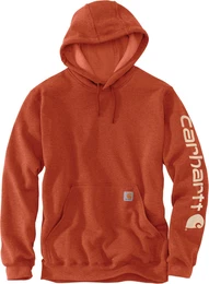 Midweight Sleeve Logo Hoodie, orange, Gre M fr Mnner