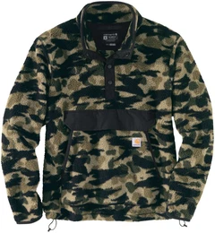 Relaxed Fit Fleece Pullover, mehrfarbig, Gre S fr Mnner