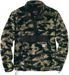 Relaxed Fit Fleece Pullover, mehrfarbig, Gre M fr Mnner