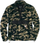 Carhartt Relaxed Fit Fleece Pullover Duck Camo Dunkelgrn/Grau/Schwarz