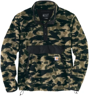 Carhartt Relaxed Fit Fleece Pullover Duck Camo