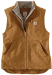 Carhartt Sherpa Mock Neck Weste Damen braun