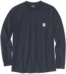 Force Flex Pocket Langarmshirt, blau, Gre 2XL fr Mnner
