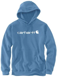 Signature Logo Midweight Hoodie, weiss-blau, Gre XS fr Mnner
