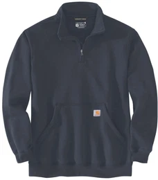 Quarter-Zip Sweatshirt, blau, Gre XL fr Mnner