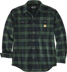 Carhartt Heavyweight Flannel Hemd Grn/Blau