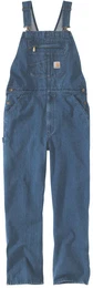 Loose Fit Denim Latzhose, blau, Gre 42 fr Mnner