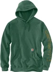 Carhartt Sleeve Logo Kapuzenpullover Grün/Dunkelgrün