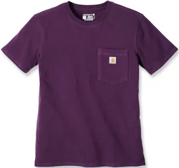 Loose Fit Heavyweight Short-Sleeve Pocket 2024 T-Shirt, lila, Gre M fr Mnner