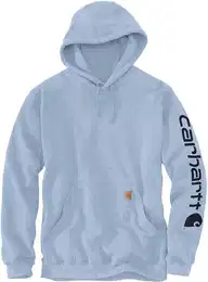 Midweight Sleeve Logo Hoodie, weiss-blau, Gre 2XL fr Mnner