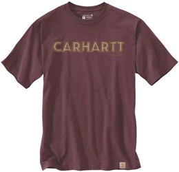 Logo Graphic T-Shirt, rot, Gre M fr Mnner