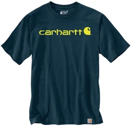 EMEA Core Logo Workwear Short Sleeve T-Shirt, blau-gelb, Gre S fr Mnner