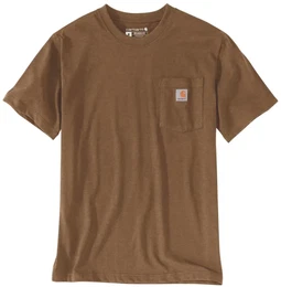 Workwear Pocket T-Shirt, braun, Gre S fr Mnner