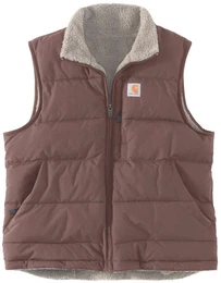 Relaxed Midweight Utility Damen Weste, braun, Gre XL