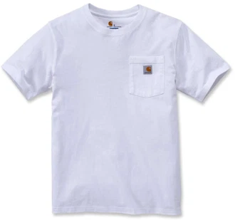 Carhartt Workwear Pocket Rundhalsshirt K87 103296 Weiß/Grau/Hellblau/Rot/Dunkelrot/Dunkelblau/Schwarz/Blau/Dunkelgrau/Khaki/Braun