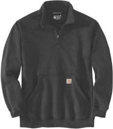 Quarter-Zip Sweatshirt, grau, Gre XL fr Mnner