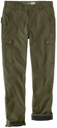 Cargo Fleece Lined Work Hose, grn, Gre 38 fr Mnner