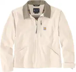 Rugged Flex Relaxed Fit Canvas Detroit Damen Jacke, beige, Gre M