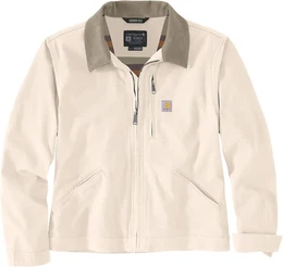 Rugged Flex Relaxed Fit Canvas Detroit Damen Jacke, beige, Gre S