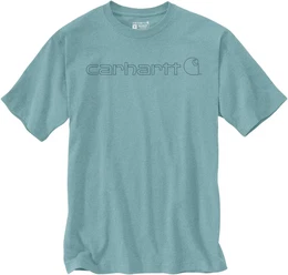 EMEA Core Logo Workwear Short Sleeve T-Shirt, trkis-blau, Gre XS fr Mnner