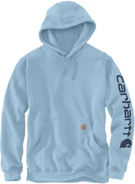 Midweight Sleeve Logo Hoodie, blau, Gre L fr Mnner