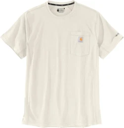 Force Relaxed Fit Midweight Short Sleeve Pocket T-Shirt, beige, Gre XL fr Mnner