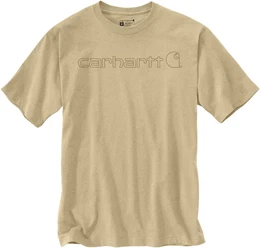 EMEA Core Logo Workwear Short Sleeve T-Shirt, braun, Gre XS fr Mnner