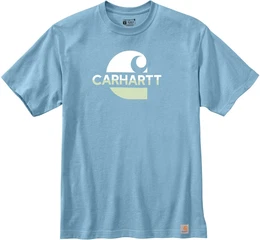 Relaxed Fit Heavyweight C Graphic T-Shirt, weiss-blau, Gre S fr Mnner