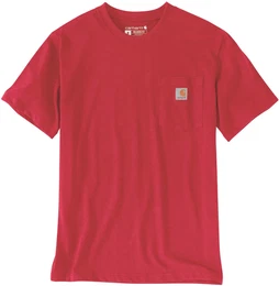 Relaxed Fit Heavyweight K87 Pocket T-Shirt, rot, Gre 2XL fr Mnner