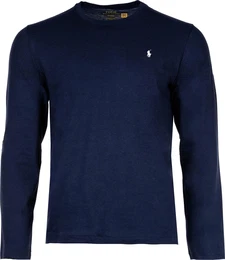 , Herren, Shirt, Longsleeve Homewear Figurbetont, Blau, (S)