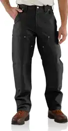 , Arbeitshose, DUCK D. FRONT LOGGER PANT BLACK Gr.W42/L32 (W42/L32)