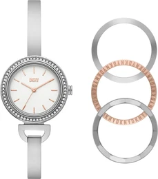 , Armbanduhr, Uptown D, Silber, (Analoguhr, 28 mm)