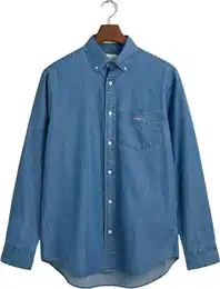 , Herren, Hemd, 3000400, Blau, (XL)